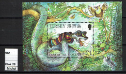 Jersey - 2001 - MNH - Année Lunaire Chinoise Du Serpent - Chinese New Year - Year Of The Snake - Jersey