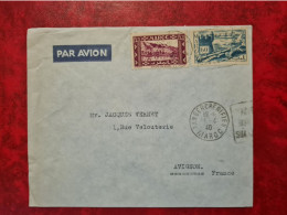 LETTRE  MAROC TANGER CHERIFIEN 1940 POUR AVIGNON JUDAICA MARRACHE ET LEVY - Maroc (1956-...)