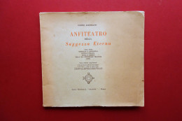 Enrico Khunrath Anfiteatro Della Saggezza Eterna Atanor Roma 1953 - Non Classificati
