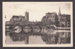 103439/0 AUXERRE, Bords De L'Yonne, La Cathédrale Et L'Eglise Saint-Germain - Auxerre