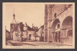 062282/ AVALLON, Eglise Saint-Lazare Et La Tour De L'Horloge - Avallon