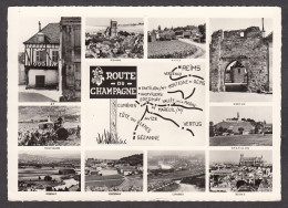 101391/ Route Du Champagne, Carte Géographique Illustrée - Altri & Non Classificati