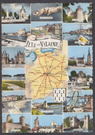 128127/ Ille Et Vilaine, Carte Géographique Illustrée - Other & Unclassified