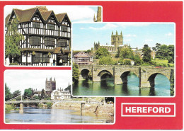 SCENES FROM HEREFORD, HEREFORDSHIRE, ENGLAND. UNUSED POSTCARD  Nd4 - Herefordshire
