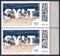 !a! GERMANY 2024 Mi. 3831 MNH Vert.PAIR W/ Right Margins (b) - German Vacation Destinations: Sylt - Ongebruikt