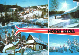 HORNI BECVA, MULTIPLE VIEWS, ARCHITECTURE, CZECH REPUBLIC, POSTCARD - Tchéquie