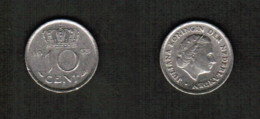 NETHERLANDS    10 CENTS 1965 (KM # 182) #7887 - 1948-1980 : Juliana