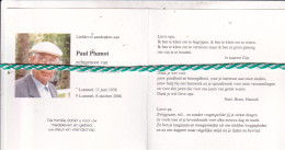 Paul Plumot-Jansen, Lommel 1938, 2006. Foto - Obituary Notices