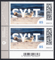 !a! GERMANY 2024 Mi. 3831 MNH Vert.PAIR From Lower Left Corner - German Vacation Destinations: Sylt - Unused Stamps