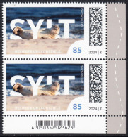 !a! GERMANY 2024 Mi. 3831 MNH Vert.PAIR From Lower Right Corner - German Vacation Destinations: Sylt - Unused Stamps