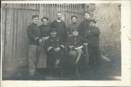 Carte Photo MILITARIA - Militaire - Groupe De Militaires - Weltkrieg 1914-18