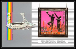 85740a BF N°28 A Basket Montreal 1976 Jeux Olympiques Olympic Games Sénégal Timbres OR Gold Stamps ** MNH RRR - Sénégal (1960-...)