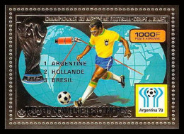 85722c N°181 A Football Soccer Argentina 1978 Rimet Comores Comoros Timbres OR Gold Stamps ** MNH Overprint Winners - Isole Comore (1975-...)