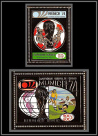 85675b Mi Bloc Timbres N°36 A World Cup Munich 74 1974 Football Soccer Khmère Cambodia Cambodge ** MNH OR Gold  - Kambodscha