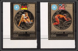 85655a Mi N° 368/369 A Jeux Olympiques Olympic Games Munich 72 Khmère Cambodia Cambodge ** MNH OR Gold  - Zomer 1972: München