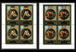 85655 Mi N° 368/369 A Jeux Olympiques Olympic Games Munich 72 Khmère Cambodia Cambodge ** MNH OR Gold Bloc 4 - Sommer 1972: München