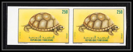 85474 N°1131 Paire Tortue Turtle Tunisie Tunisia Non Dentelé ** MNH (Imperforate)  - Schildkröten