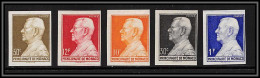 85290/ Monaco N°302 A & B 304a 305 Prince Louis Lot De 5 Valeurs ND Non Dentelé Imperf ** Mnh  - Unused Stamps