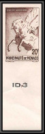 85284a/ Monaco PA Poste Aerienne N°5 Pegase Pegasus Mythologie Mythology Horse Non Dentelé ** MNH (Imperforate) - Luchtpost