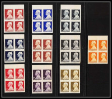 85214 N°302/306 Bloc 4 Complet Prince Louis 2 Bloc 4 Monaco Non Dentelé ** MNH (Imperforate)  - Nuovi