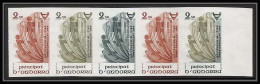 85000 N°299 Paralysés Paralyzed Handicap Handicapes Andorre Andorra Essai Proof Non Dentelé Imperforate ** MNH Bande 5 - Ongebruikt