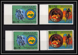 2314b/ Libye (Libya) Bloc Neuf ** MNH N° 806/807 Velo Junior Tripoli 1979 Junior Cycling Anniversary Non Dentelé Imperf - Wielrennen