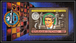 85913/ N°203 A Echecs Chess Bobby Fischer Rotary 1982 Tchad OR Gold Stamps ** MNH Overprint - Chad (1960-...)