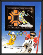 85904/ N°161 B Ski Slalom Sarajevo 1984 Jeux Olympiques (olympic Games) Tchad OR Gold ** MNH Non Dentelé Imperf - Winter 1984: Sarajevo