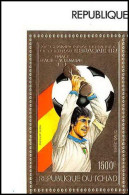 85898/ N°942 A DINO ZOFF Espana 1982 Football Soccer Coupe Monde Tchad OR Gold Stamps ** MNH  - Tsjaad (1960-...)