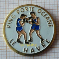 PAT14950 BOXE RING PORTE OCEANE LE HAVRE Dpt 76 SEINE MARITIME - Boxing