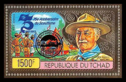 85867b/ N°195 Aa Baden POWELL Scouts JAMBOREE 1983 Overprint Tchad OR Gold Stamps ** Mnh  - Chad (1960-...)