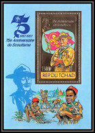 85862/ N°105 A Baden POWELL Scouts JAMBOREE 1982 Tchad OR Gold Stamps ** MNH - Tsjaad (1960-...)
