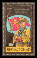 85859b/ N°915 A Baden POWELL Scouts JAMBOREE 1982 Tchad OR Gold Stamps ** MNH  - Ongebruikt