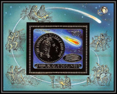 85853/ N°220 A Halley's Comet Comète Espace (space) Guinée Guinea OR Gold Stamps ** MNH - República De Guinea (1958-...)