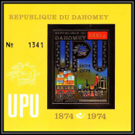85796/ N°41 B UPU Locomotive Train Dahomey OR Gold Stamps ** MNH COTE 40 EUROS Non Dentelé Imperf - U.P.U.