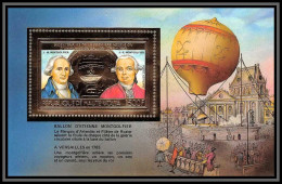 85793/ N°66 A Montgolfière Balloon Mongolfier Versailles 1783 Haute Volta OR Gold Stamps ** MNH - Airships