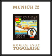 85790/ Togo N°70 B Spitz Usa Swimming Jeux Olympiques (olympic Games) Munich 1972 OR Gold ** MNH Non Dentelé Imperf - Summer 1972: Munich