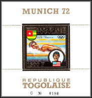 85790b/ Togo N°70 A Spitz Usa Swimming Jeux Olympiques (olympic Games) Munich 1972 OR Gold ** MNH  - Zomer 1972: München