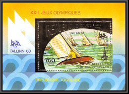 85749 N°158 A Voile Sailing Bateau Moscou 1980 Jeux Olympiques Olympic Games Togo Timbres OR Gold Stamps Tallinn ** MNH - Sommer 1980: Moskau