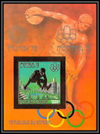 85745 Bloc Bf N°20 B Jump Montreal 1976 Jeux Olympiques Olympic Games Sénégal OR Gold Stamps ** MNH Non Dentelé Imperf - Ete 1976: Montréal