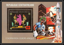 86040/ N°97 A Scout Scouting Jamboree Centrafrique Centrafricaine OR Gold Stamps ** MNH Espace (space) - Central African Republic