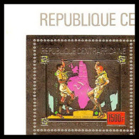 86036b/ N°695 A Scout Scouting Jamboree Centrafrique Centrafricaine OR Gold Stamps ** MNH Cooperation Discount - Centrafricaine (République)