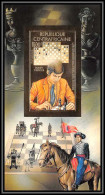 86035/ N°219 B Bobby FISCHER Echecs Chess 1983 Centrafrique Centrafricaine OR Gold ** MNH Non Dentelé Imperf - Centrafricaine (République)