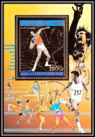 86026/ N°254 A Shot Put Jeux Olympiques Olympic Games Los Angeles 1984 Centrafricaine OR Gold ** MNH Espace Space - Zentralafrik. Republik