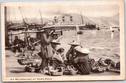 RED STAR LINE : SS Belgenland At Hong Kong - Coloured Photos Of The World (SS Belgenland World Cruises) - Paquebots