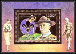 86014/ N°314 A Baden-Powell Scout Scouting Jamboree 1984 Centrafricaine OR Gold ** MNH  - Unused Stamps