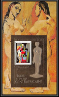 86008b/ N°133 B 1981 Picasso Tableau Painting Centrafrique Centrafricain OR Gold ** MNH Non Dentelé Imperf - Zentralafrik. Republik