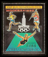 86004b N°66 A Moscou Jeux Olympiques Olympic Games 1980 Centrafrique Centrafricaine OR Gold ** MNH  - Sommer 1980: Moskau