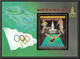 86004 N°66 A Moscou Jeux Olympiques Olympic Games 1980 Centrafrique Centrafricain OR Gold ** MNH  - Zentralafrik. Republik