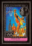 85948b/ N°89 A BASKET Moscou 1980 Jeux Olympiques Olympic Games Centrafrique Centrafricaine OR Gold ** MNH  - Ete 1980: Moscou